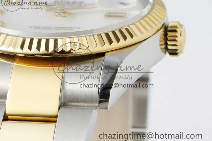 MiroTime 1231 DateJust 36mm SS YG DIWF 1:1 Best Edition 904L Steel White MOP Diamonds Dial on Oyster Bracelet SA Packable 2316